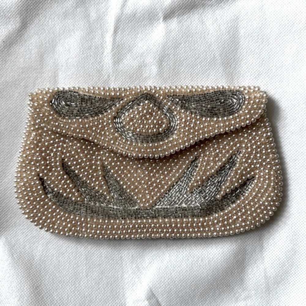 Vintage Hand Beaded Purse
